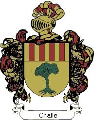 Escudo del apellido Challe