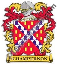 Escudo del apellido Champernon