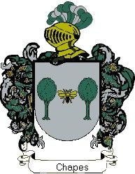 Escudo del apellido Chapes