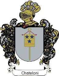 Escudo del apellido Chateloni