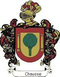 Escudo del apellido Chausse