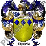 Escudo del apellido Casteñeda