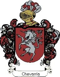 Escudo del apellido Chevarría