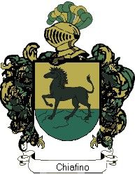 Escudo del apellido Chiafino