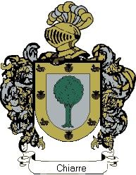 Escudo del apellido Chiarre