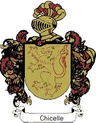 Escudo del apellido Chicelle