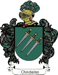 Escudo del apellido Chindelan