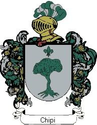 Escudo del apellido Chipi