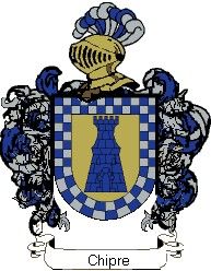 Escudo del apellido Chipre