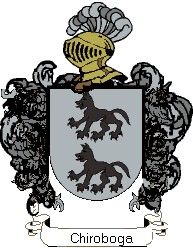 Escudo del apellido Chiroboga