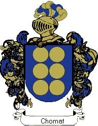 Escudo del apellido Chomat