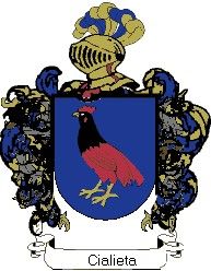 Escudo del apellido Cialieta