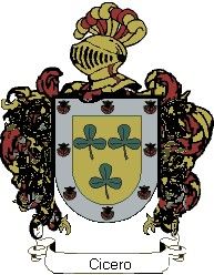 Escudo del apellido Cicero