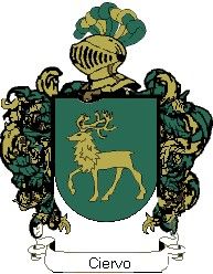 Escudo del apellido Ciervo