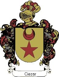 Escudo del apellido Ciezar