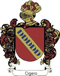 Escudo del apellido Cigero