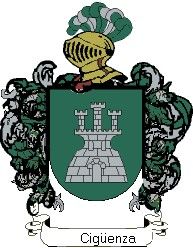 Escudo del apellido Cigüenza