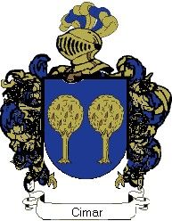 Escudo del apellido Cimar