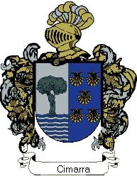 Escudo del apellido Cimarra