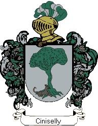 Escudo del apellido Ciniselly