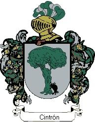 Escudo del apellido Cintrón