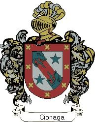 Escudo del apellido Cionaga