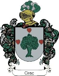 Escudo del apellido Cirac