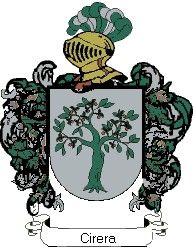 Escudo del apellido Cirera