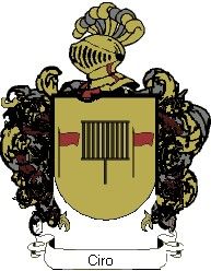 Escudo del apellido Ciro