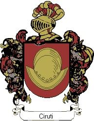 Escudo del apellido Ciruti