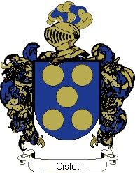 Escudo del apellido Cislot