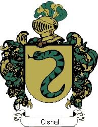 Escudo del apellido Cisnal