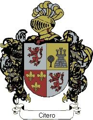 Escudo del apellido Citero