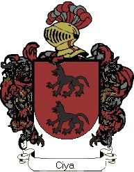 Escudo del apellido Ciya