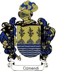 Escudo del apellido Cizmendi