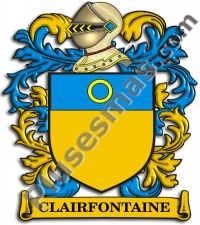 Escudo del apellido Clairfontaine