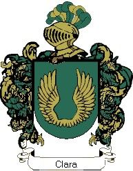 Escudo del apellido Clara