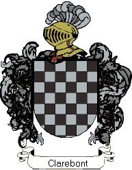 Escudo del apellido Clarebont