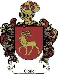 Escudo del apellido Clario