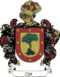 Escudo del apellido Clat