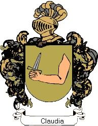 Escudo del apellido Claudia