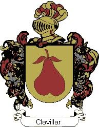 Escudo del apellido Clavillar