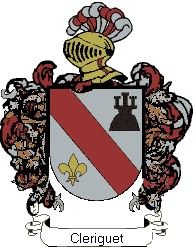 Escudo del apellido Cleriguet