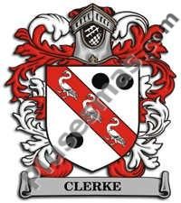 Escudo del apellido Clerke