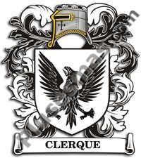 Escudo del apellido Clerque