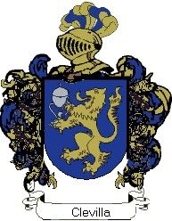 Escudo del apellido Clevilla