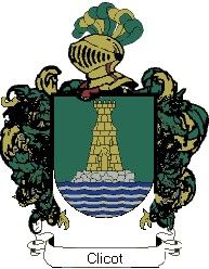 Escudo del apellido Clicot