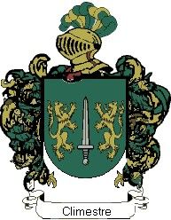 Escudo del apellido Climestre