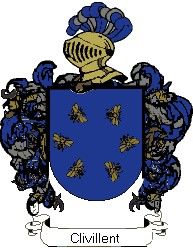 Escudo del apellido Clivillent