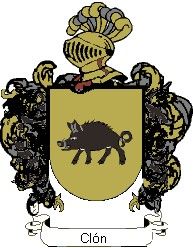 Escudo del apellido Clón